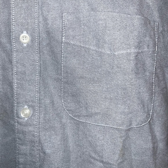 🤍🤍NWT AMERICAN EAGLE MENS BUTTON DOWN LIGHT GRAY WINTER BUTTON COLLARED SHIRT - Picture 5 of 9